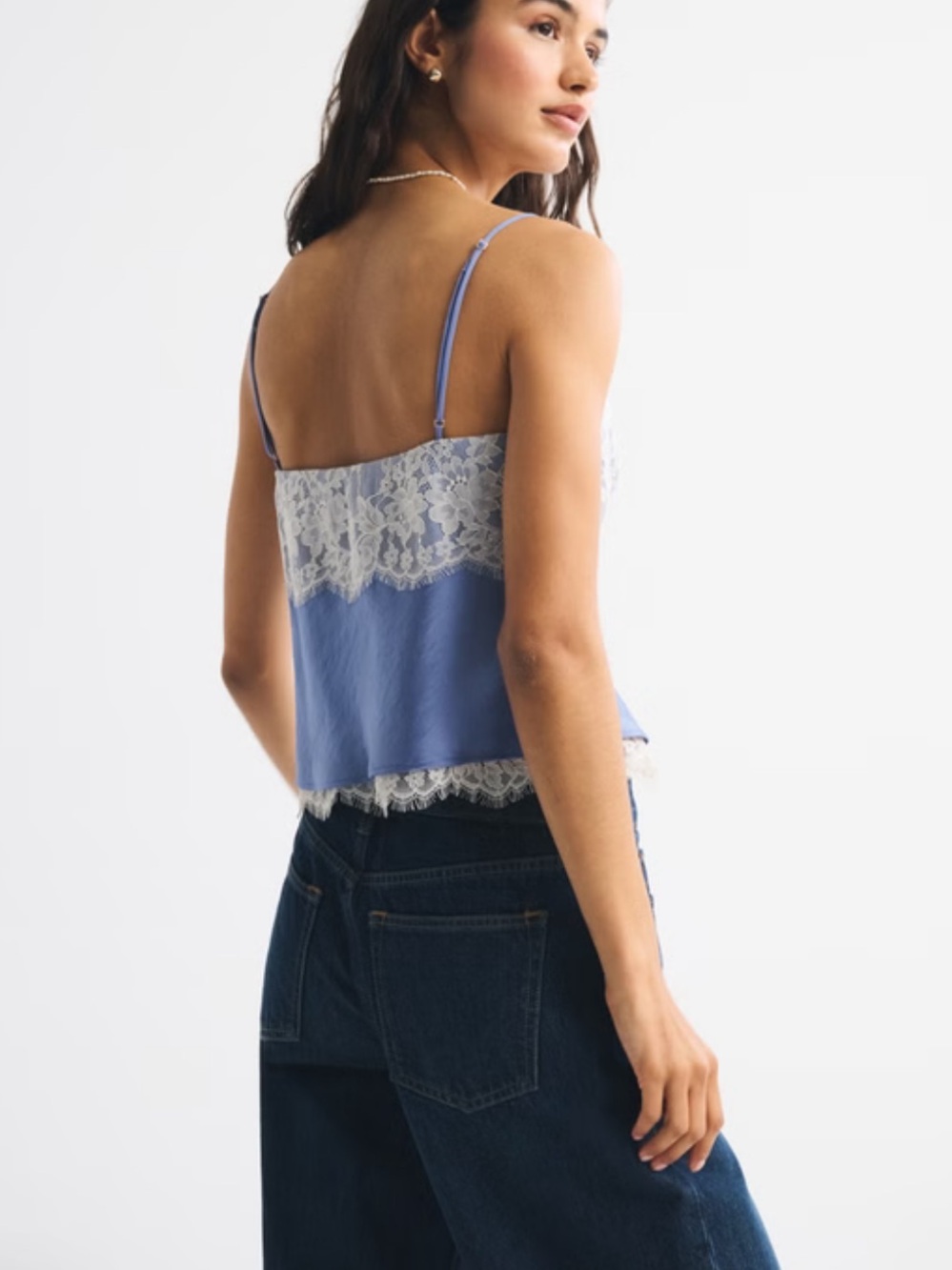 NWT Abercrombie & Fitch Bella Tie Front Cami XS - Picture 12 of 13